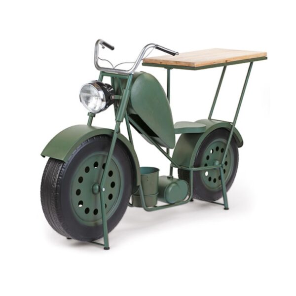 Moto Vintage Con Ripiano E Con Luce - TONOsuTONO