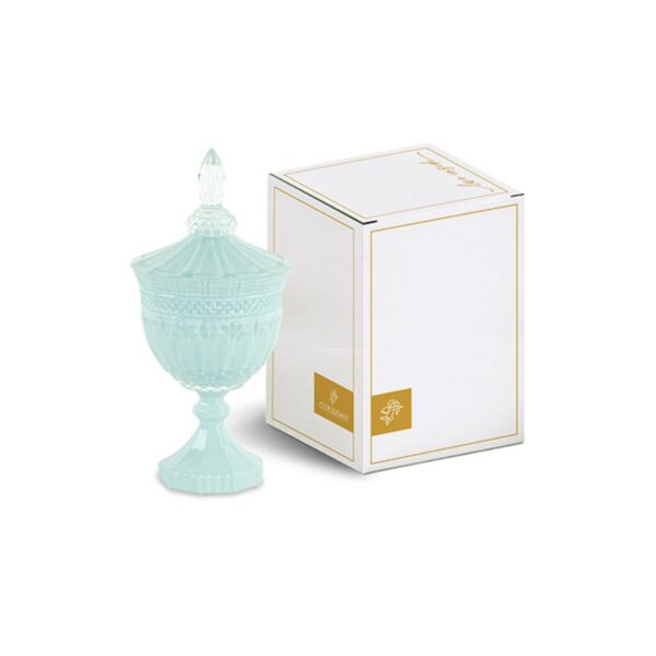 Potiche Coppa Azzurra C/Scatolo Ø 115. x H 240MM - Cupido&Co.