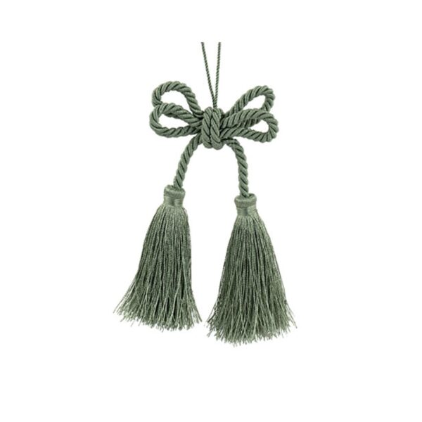 Doppio Fiocco C/Nappe Verdi Salvia H.120MM - Cupido&Co.