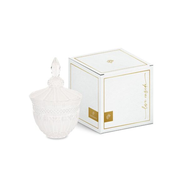 Potiche Bianca C/Scatola Ø 115xH 170MM – Linea Cupido&Co.
