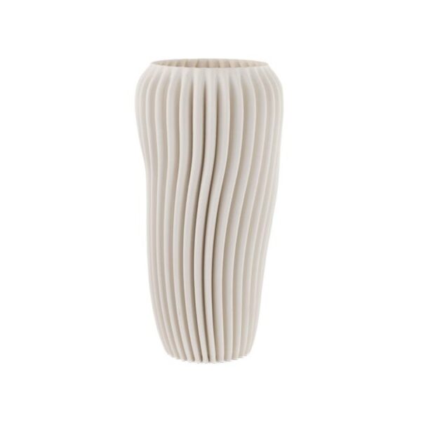 Vaso 3D Onde Bianco ø 220 x H 470 MM - Cupido&Co.