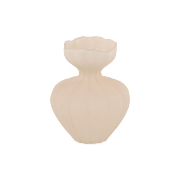 Vaso Vetro Avorio Ø160xH190 mm – TONOsuTONO