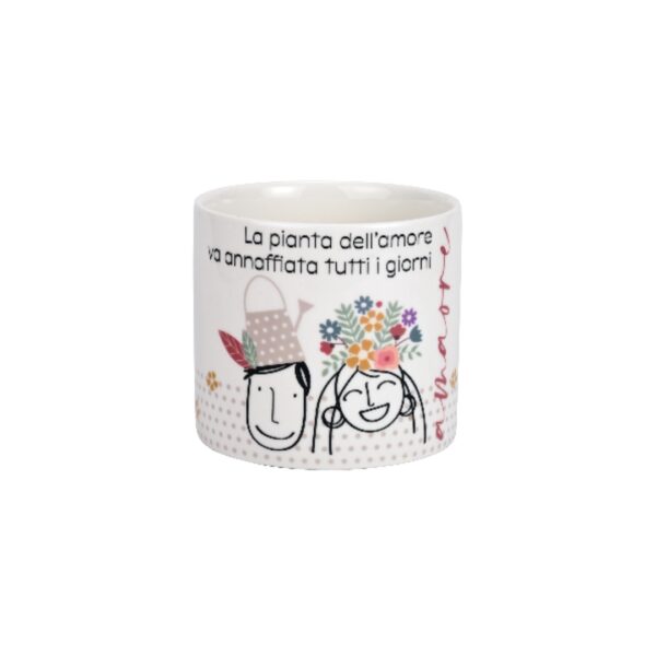 Cachepot in Porcellana “La Pianta Dell’Amore” – Wald