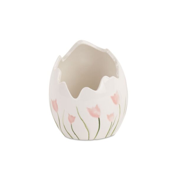 Uovo Cachepot Tulipani Rosa D.80xH.95MM - TONOsuTONO