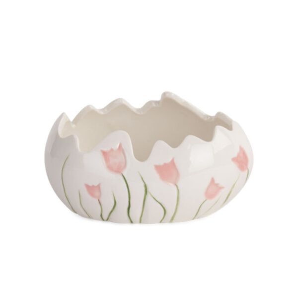 Uovo Cachepot Tulipani Rosa D.130x80xH.70MM - TONOsuTONO