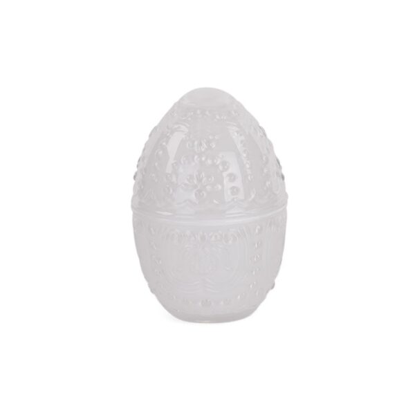 Uovo Contenitore Bianco D.100xH.145MM - TONOsuTONO
