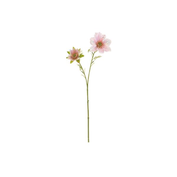 Ramo 2 Fiori Rosa Irid. H.450MM - TONOsuTONO